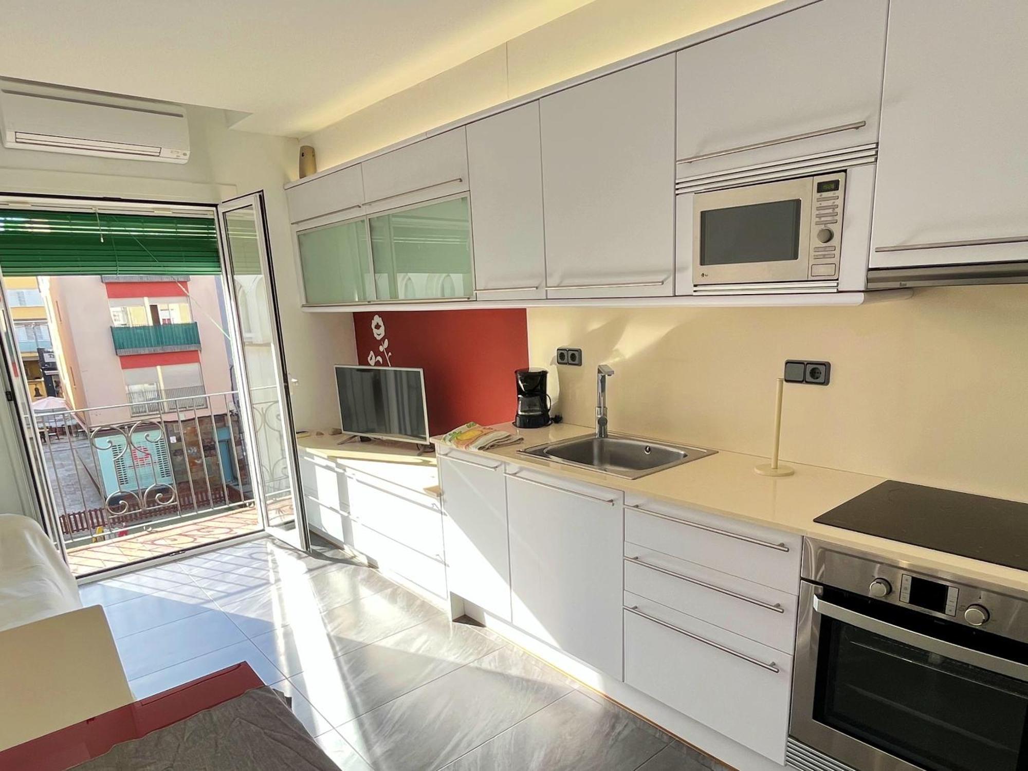 Apartamento Cerca De La Playa Blanes Buitenkant foto